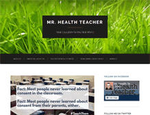 Tablet Screenshot of mrhealthteacher.com